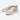 Circle A Western and Work Hey Dude Peyton slip-on shoes in pink with a stylish croco-textured upper and white sole.