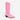 Circle A Western and Work Old West kids' light pink leather western boots with fancy stitching and a snip toe.