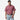 Circle A Western and Work pink cotton short sleeve button-down shirt with all-over geometric print and white buttons.