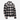Circle A Western and Work Mary Kate jacket in black and white plaid with a snap front and chest pockets