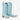 Circle A Western and Work Lane Lexington powder blue leather cowgirl boots with snip toe and white embroidery