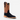 Circle A Western and Work R. Watson black roughout leather square toe cowboy boot with desert meil cowhide shaft