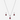Circle A Western and Work Montana Silversmiths red cubic zirconia teardrop necklace and earring jewelry set
