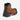 Circle A Western and Work Red Wing 4402 King Toe waterproof steel toe work boot in brown nubuck leather, rear view.