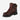 Circle A Western and Work Red Wing 2347 Brnr XP brown waterproof leather work boots with red laces and safety toe.