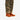 Circle A Western and Work Red Wing Iron Ranger 6-inch boots in Oro Legacy leather with white wedge soles on a person
