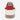Circle A Western and Work Very G Retro 2 slip-on sneaker in white and red with a gum rubber sole, back view.