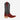 Circle A Western and Work R. Watson rhubarb roughout leather boot with black cowhide shaft and narrow square toe