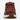 Circle A Western and Work Twisted X Feather X casual shoe in Rio Red leather with western floral tooling