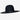 Circle A Western and Work Rodeo King 60X black felt cowboy hat with a 4 1/2 inch brim and silver buckle detail.