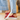 Circle A Western and Work rust corduroy platform sandals with double adjustable buckles and cork footbed