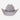 Circle A Western and Work Willow Lane silver concho hat band with blue stone accents on a tan felt cowboy hat