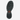Circle A Western and Work Irish Setter Soft Paw brown oxford shoe black rubber lugged outsole bottom view
