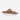 Circle A Western and Work tan corduroy platform sandals with double silver buckles and cork footbed