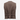 Back view of Circle A Western and Work Outback Trading tan Reed vest with an adjustable back slide belt
