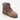 Circle A Western and Work Lamo Autumn II tan suede ankle boot with faux fur lining and moccasin-style stitching