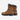 Circle A Western and Work tan leather waterproof 8-inch safety boots with nano toe and slip-resistant outsole.
