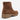 Circle A Western and Work Twisted X tawny brown leather platform casual boot with back view and textured sole