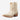 Circle A Western and Work Tecovas The Lynn cream cowhide leather western bootie with snip toe and detailed stitching