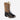 Circle A Western and Work Old West toddler cowboy boot with black croco print leather foot and light brown shaft
