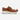 Circle A Western and Work Twisted X Feather X casual shoe in brown tooled leather and cowhide with white EVA sole
