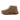Circle A Western and Work Twisted X infant driving moccasin in tan canvas with contrast stitching and rubber sole