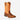Circle A Western and Work Twisted X Top Hand leather cowboy boot in tan and orange with western stitch detailing