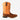 Circle A Western and Work Twisted X Top Hand cowboy boot in tan leather with a bright orange shaft and western stitching