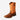 Circle A Western and Work Twisted X tan leather cowboy boot with a bright orange shaft and western stitching