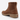Circle A Western and Work Twisted X tawny brown suede platform ankle boot with elastic side panels and thick sole
