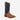 Circle A Western and Work Twisted X Tech X boot with a ginger leather vamp and quilted indigo AirLite X fabric shaft.