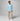 Circle A Western and Work Vintage Blue long sleeve button-up shirt with chest pocket and light blue hue.