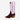 Circle A Western and Work Macie Bean women's western boot with violet suede vamp and pink metallic shaft