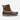 Circle A Western and Work women's waterproof leather duck boot with plaid collar and lace-up closure in brown