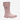 Circle A Western and Work Muck Rainscape women's 12-inch waterproof rain boot in woodrose pink with adjustable buckle