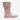 Circle A Western and Work Muck Rainscape 12-inch waterproof rubber rain boot in woodrose pink with adjustable buckle