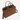 Circle A Western and Work Wrangler brown pebbled faux leather laptop brief bag with top handles and shoulder strap