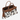 Circle A Western and Work Wrangler cow-print faux leather laptop brief bag with brown trim and crossbody strap