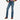 Circle A Western and Work Wrangler girls blue denim boot hugger jeans with five-pocket styling and zip-fly closure