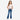 Circle A Western and Work Wrangler Retro girl's medium-light wash bootcut jeans with colorful back pocket stitching