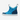 Circle A Western and Work Xtratuf ankle deck boot in blue with a shark print pattern and pull-on tabs