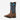 Circle A Western and Work youth western boot with brown crocodile print leather foot and navy blue shaft