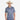 Circle A Western and Work navy blue short sleeve polo shirt with a geometric pattern, snap front, and UPF 50+ protection.