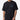 Circle A Western and Work black cotton blend crew neck short sleeve t-shirt with grey and blue logo on chest pocket.