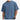 Circle A Western and Work men's dark denim crew neck t-shirt with short sleeves and a small logo on the chest. Model is wearing dark pants and white sneakers.