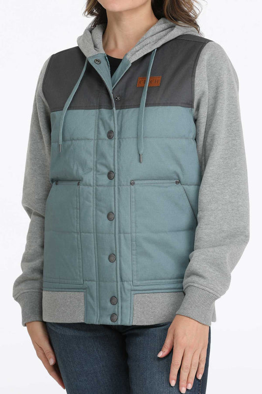 Cinch MAJ9862003 WOMENS HOODIE JACKET   BLU