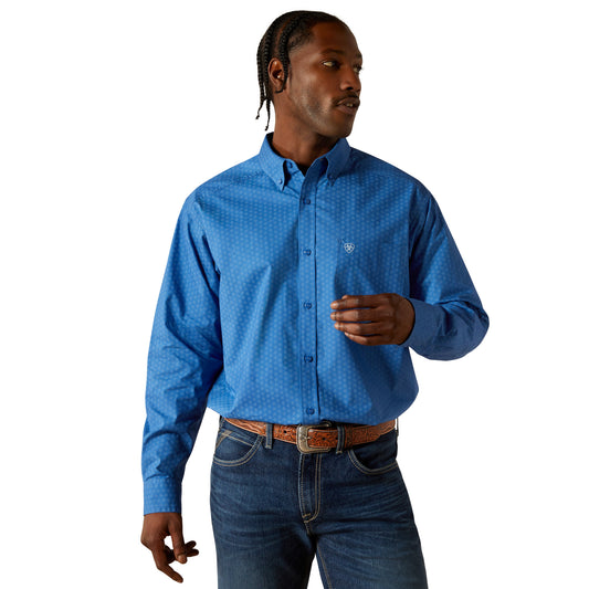 Ariat  Men's Stratford Classic Fit Shirt ROYAL BLUE