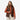 Columbia Cozy Summit Lined Vest in Tobacco — worn open, full front zip. Front view, on-model.