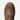 Top view of the espresso brown leather moc-toe of a Circle A Western and Work Tecovas Longhaul waterproof work boot.