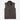 Dakota Grizzly Marco Vest in Bark — diamond-quilted front, snap-over fly. Front view.